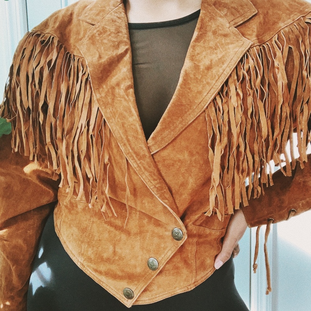Vintage Western Fringe Jacket